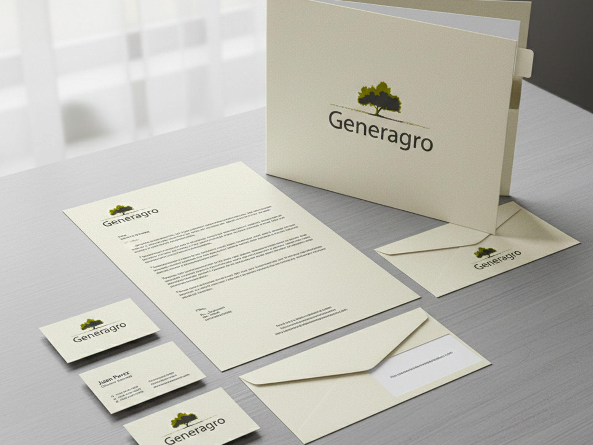 Marca Generagro diseñada por FWC Agro